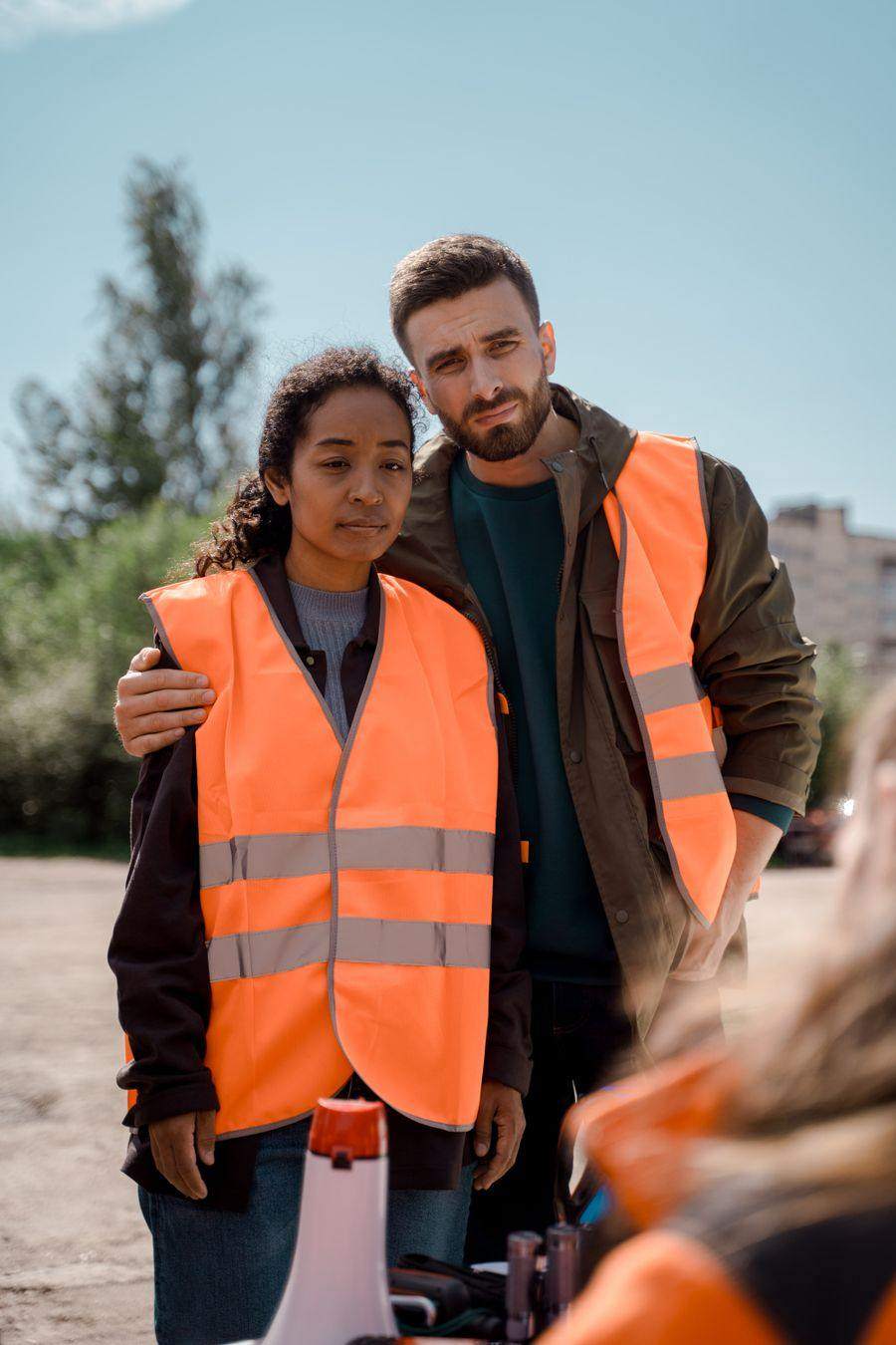 Workwear shell jacket for field inspection